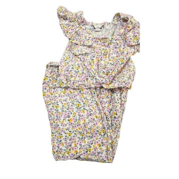 Rare Editions 2-Piece Floral Pajama Set -  Girls size 7 top and bottom - Picture 4 of 8